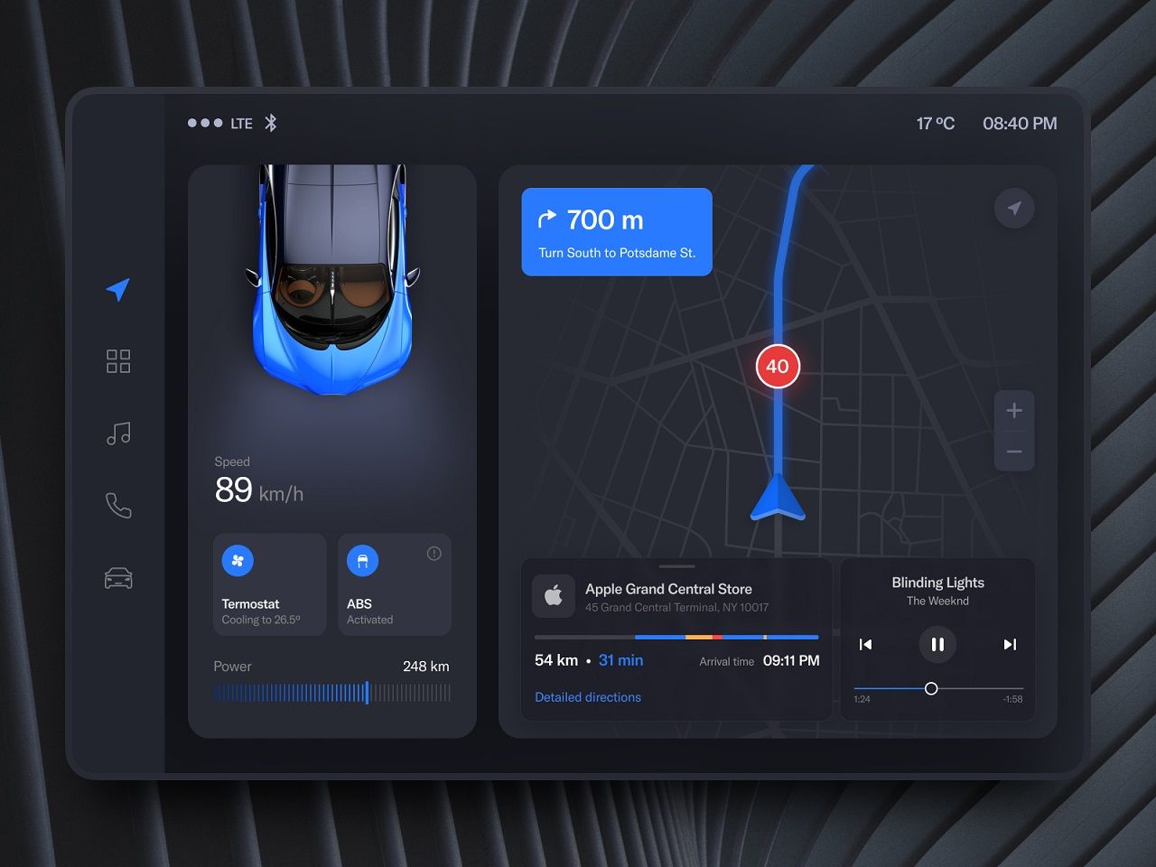 Car Dashboard App